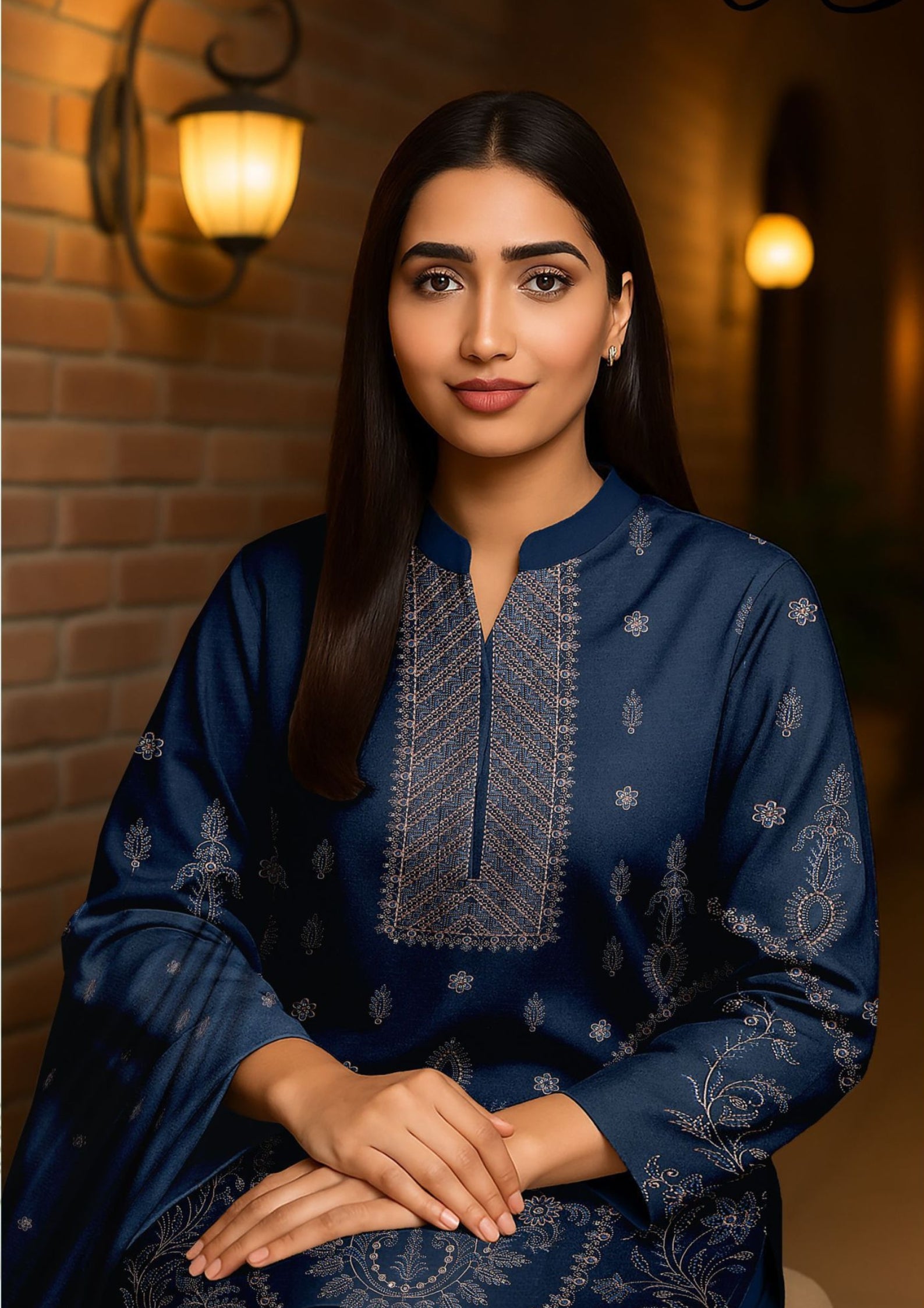 Shabnam - Unstitched 3-Piece Exclusive Dhanak