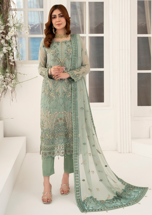 AFREEN - Semi Stitched Exclusive Chiffon