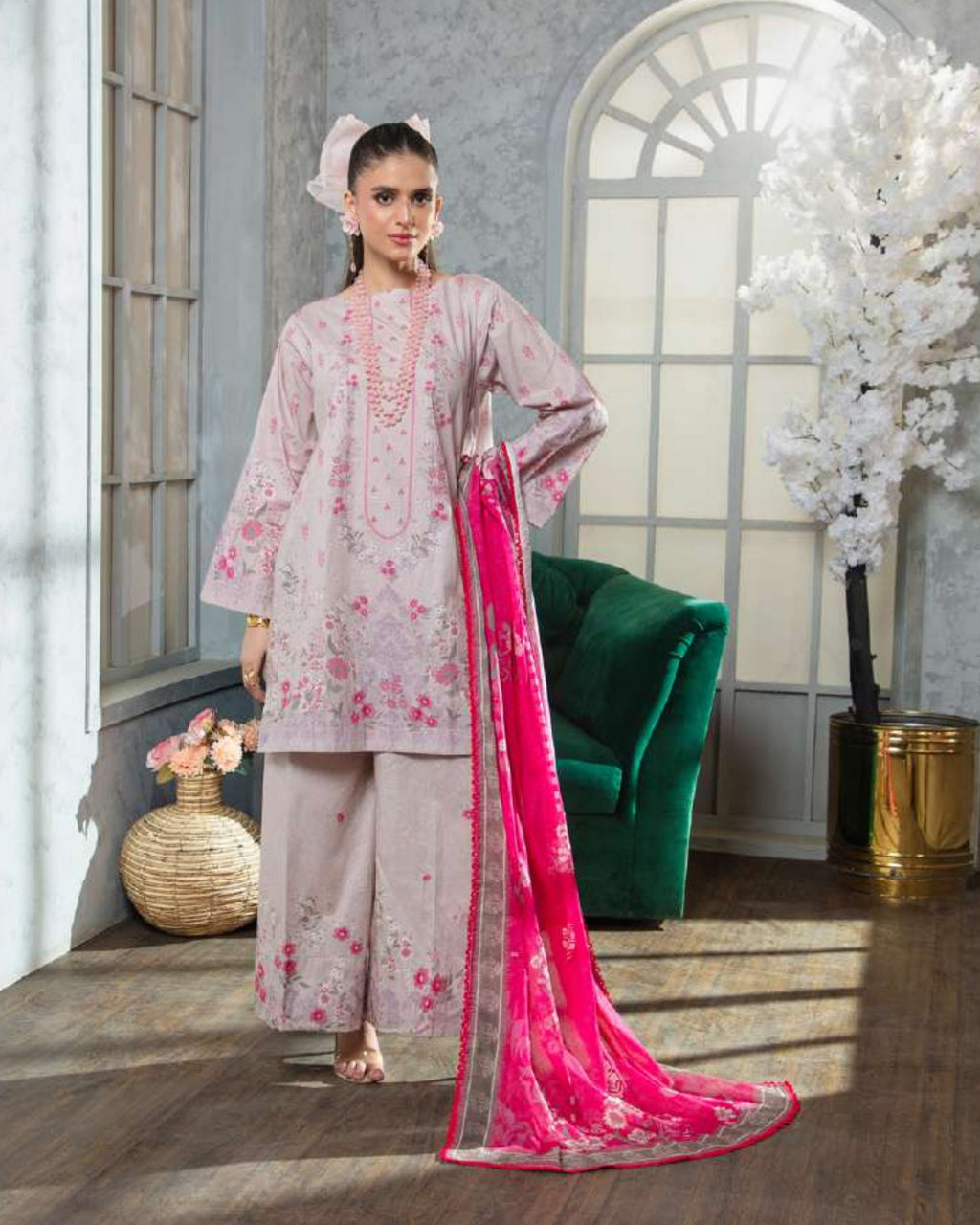 MOOMAL - Unstitched 3PCS Lawn