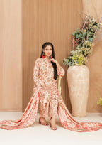 AFSANA - Unstitched Digital Printed
