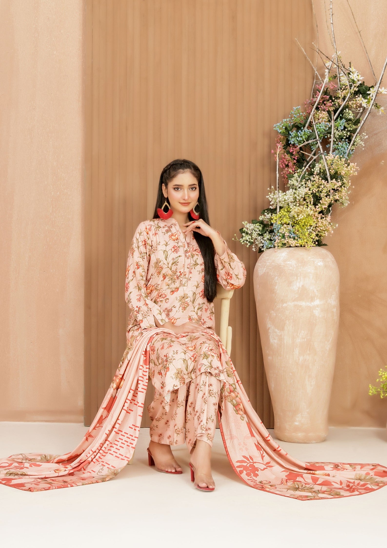 AFSANA - Unstitched Digital Printed