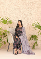 ANCHAL - Unstitched Embroidered Digital Printed Staple
