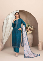 ERSA - Semi Stitched 3-Piece Embroidered Lawn