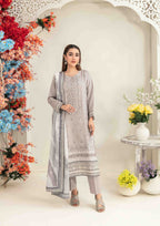 ZAFRAH - Semi Stitched Embroidered Viscose