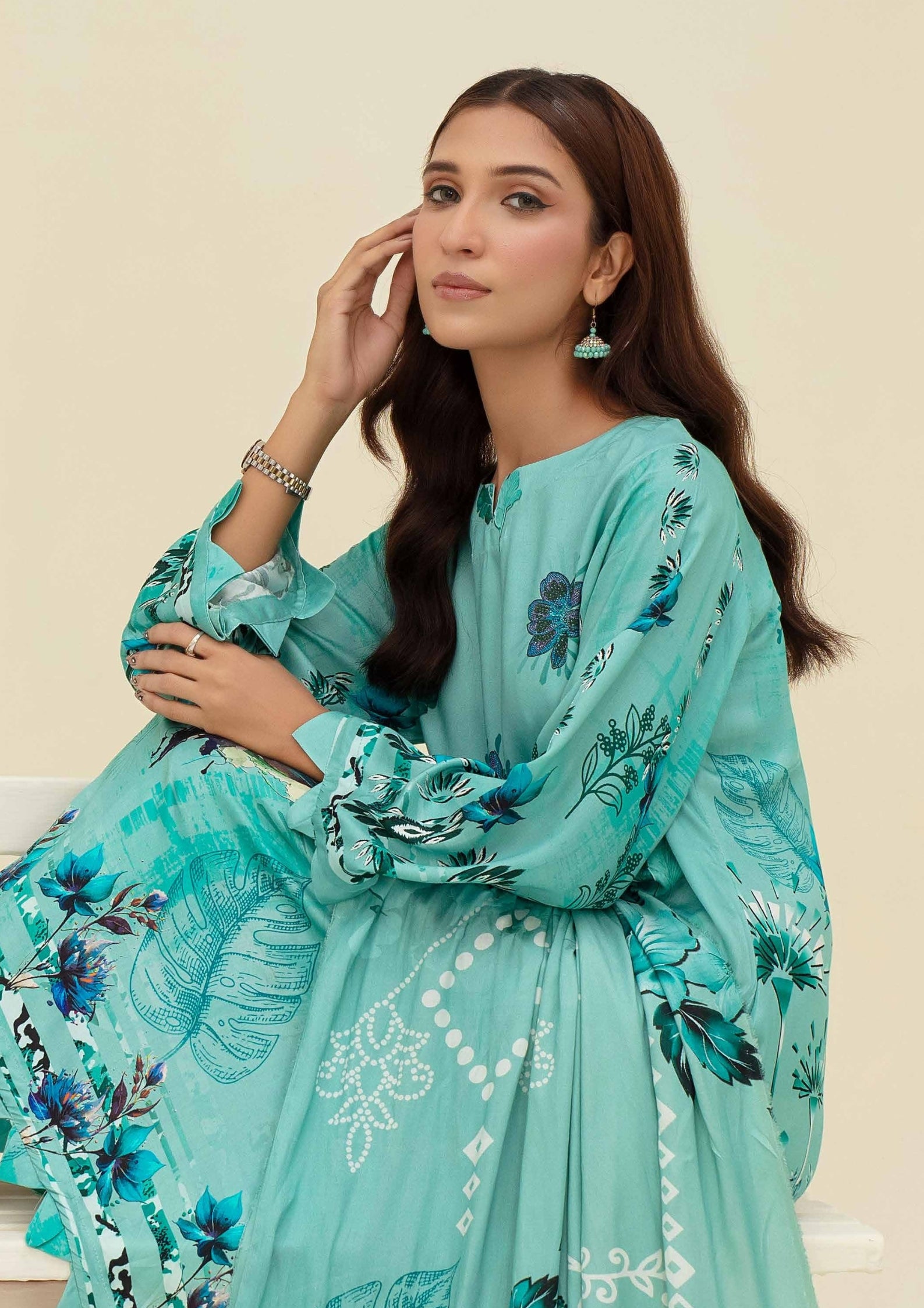 RIWAAYAT - 3-PCS Unstitched Prints