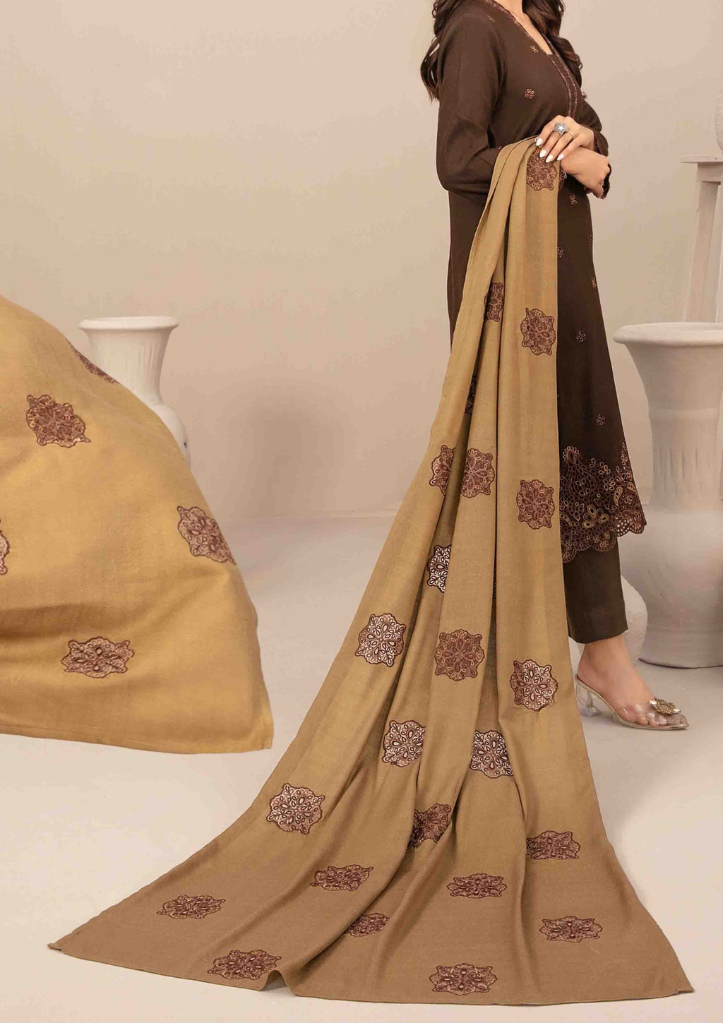 INAYA - Semi Stitched Embroidered